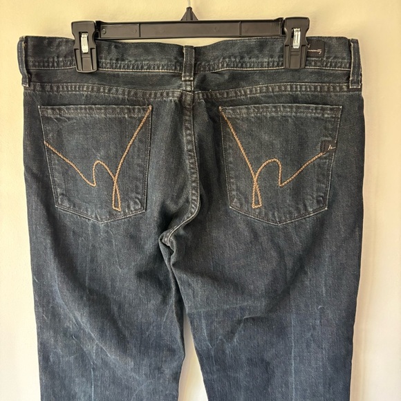 Citizens of Humanity Ingrid #002 Low Waist Flare Jeans Dark Denim Wash Y2K - Picture 7 of 16